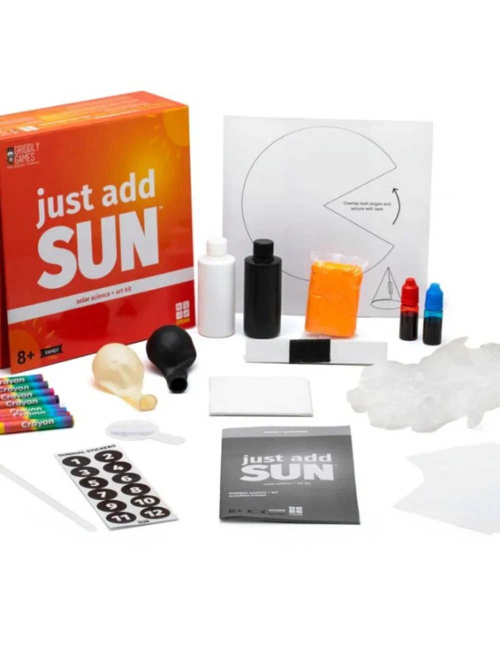 Griddly Games Just Add Sun Solar Science Art Kit Solar Oven Cooking Chemistry Ki
